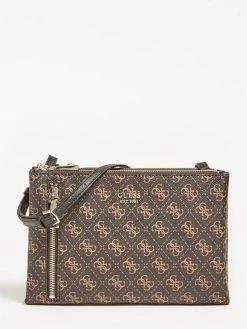Guess Laukku Naya Doouble Zip Crossbody BBL