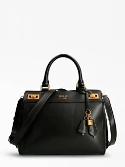 Guess Laukku Katey Luxury Satchel Black
