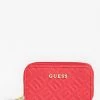 Guess Lompakko Lorey Double Zip Mini Wallet Red