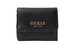 Guess Lompakko Laurel Slg Card & Coin Purse Black