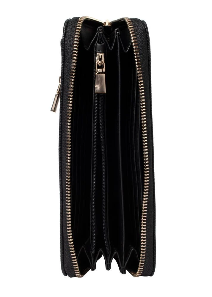 Guess Lompakko Laurel Slg Large Zip Around Black 3 Guess Lompakko Laurel Slg Large Zip Around Black - Image 3