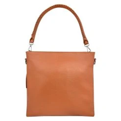 Aarikka Olkalaukku Minea Shoulder Bag Leather Brown -Guess Shop 2001003949967 2