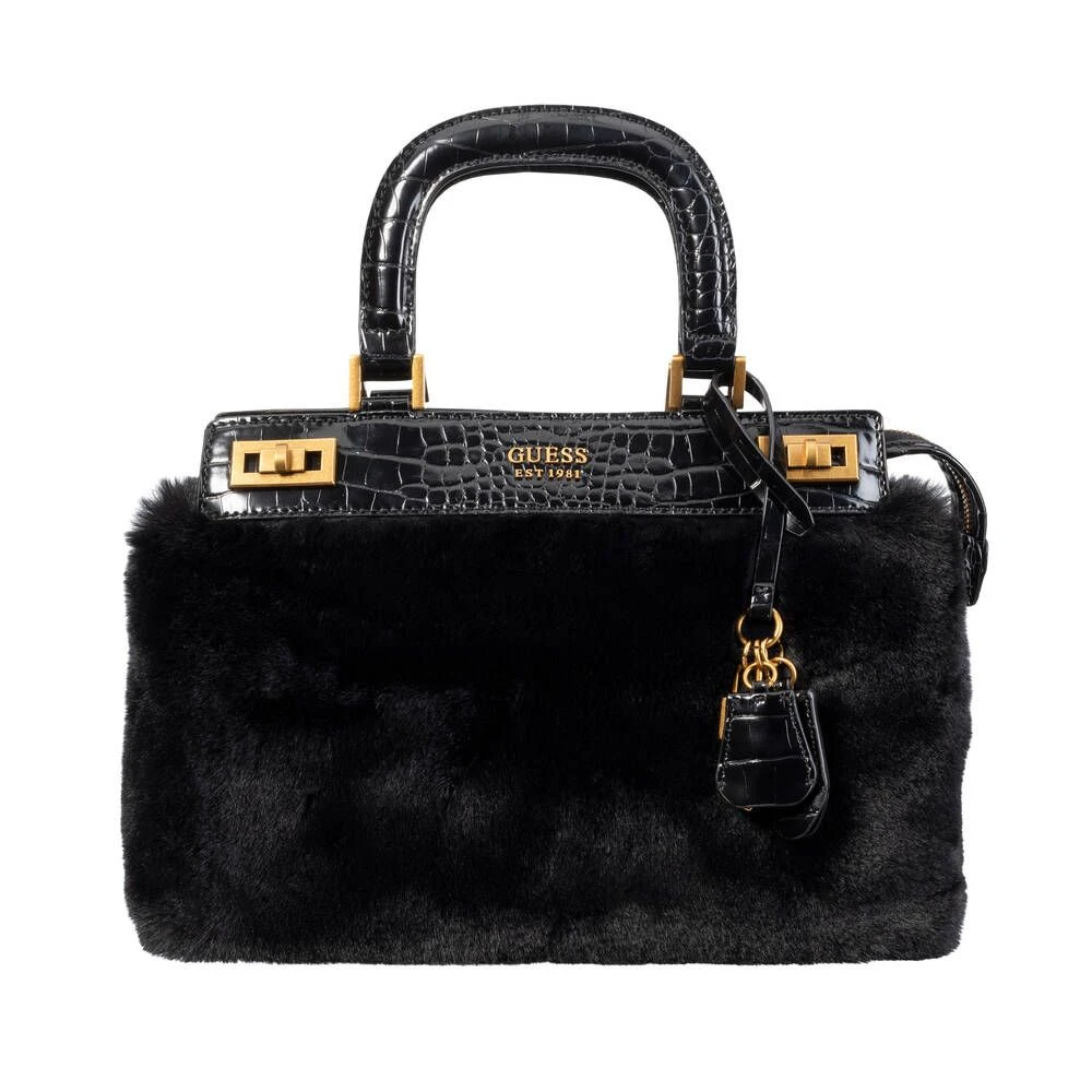 Guess Käsilaukku Katey Luxe Luxury Satchel Black 3 Guess Käsilaukku Katey Luxe Luxury Satchel Black - Image 3