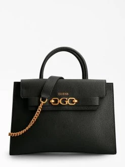 Guess Laukku Zira High Society Satchel Black -Guess Shop 229406 0