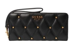 Guess Lompakko Triana Slg Large Zip Around Black -Guess Shop 236215 0