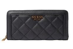 Guess Lompakko Abey Slg Large Zip Around Black -Guess Shop 236217 0