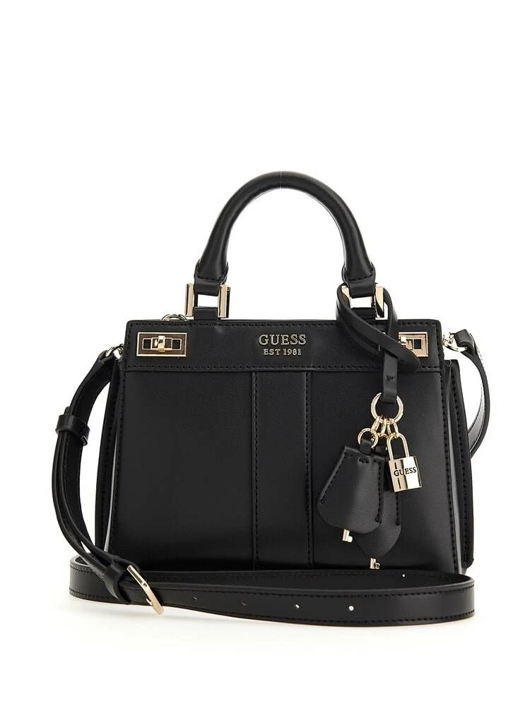 Guess Laukku Katey Mini Satchel Black 4 Guess Laukku Katey Mini Satchel Black - Image 4